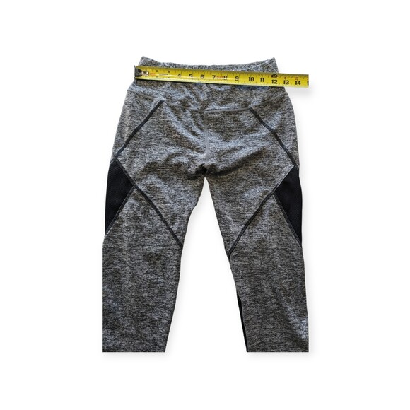 Womens JGX Performance High Rise Athletic Capri Leggings Pants M Gray Black - Picture 5 of 7
